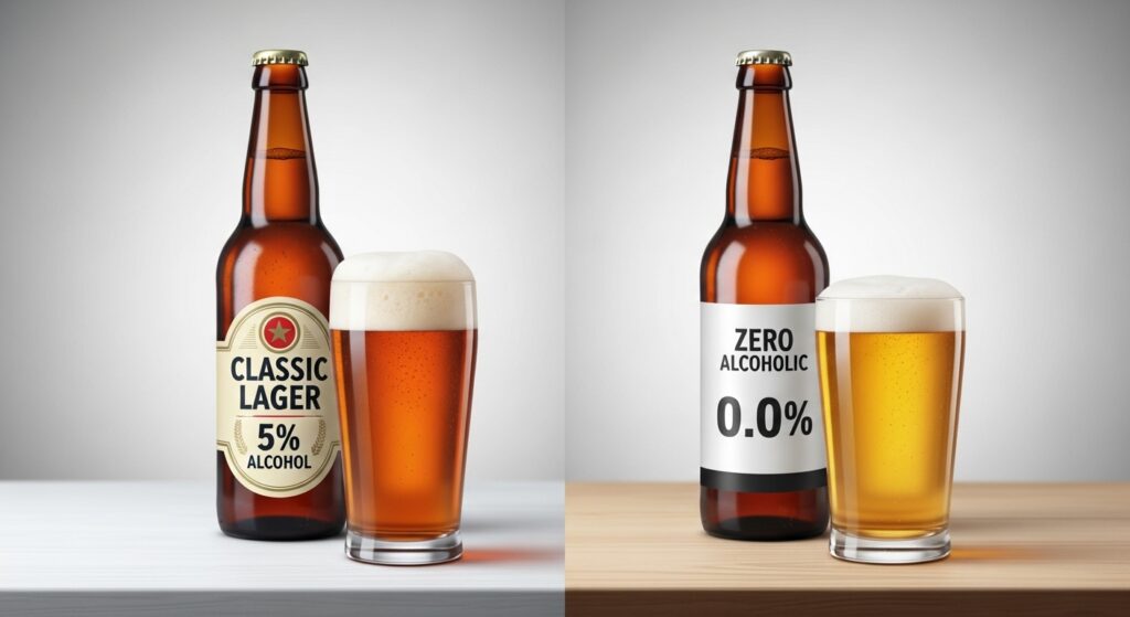 Cerveja sem álcool tem álcool?