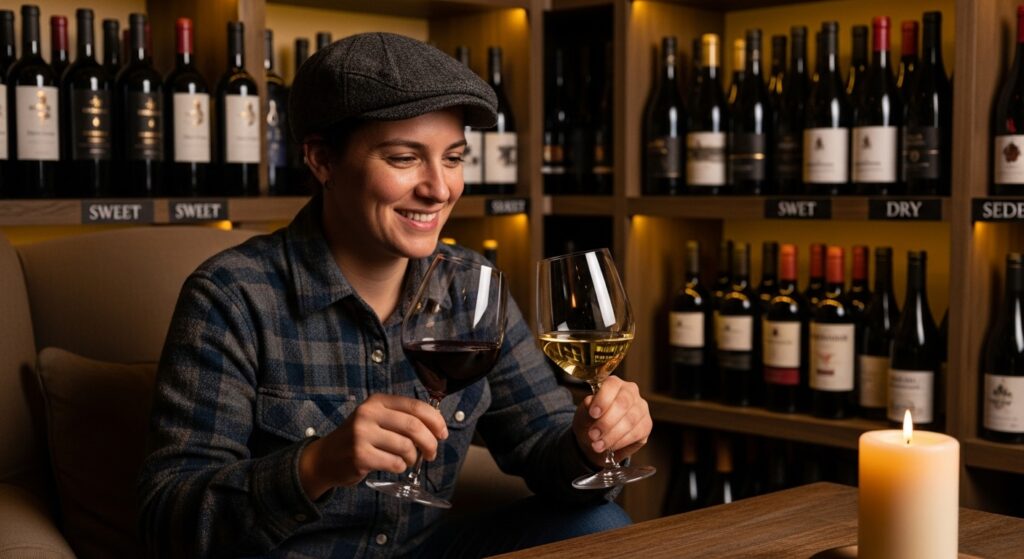 vinho suave ou seco