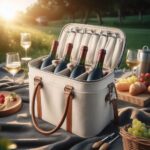 bolsa térmica para vinho de 4 garrafas