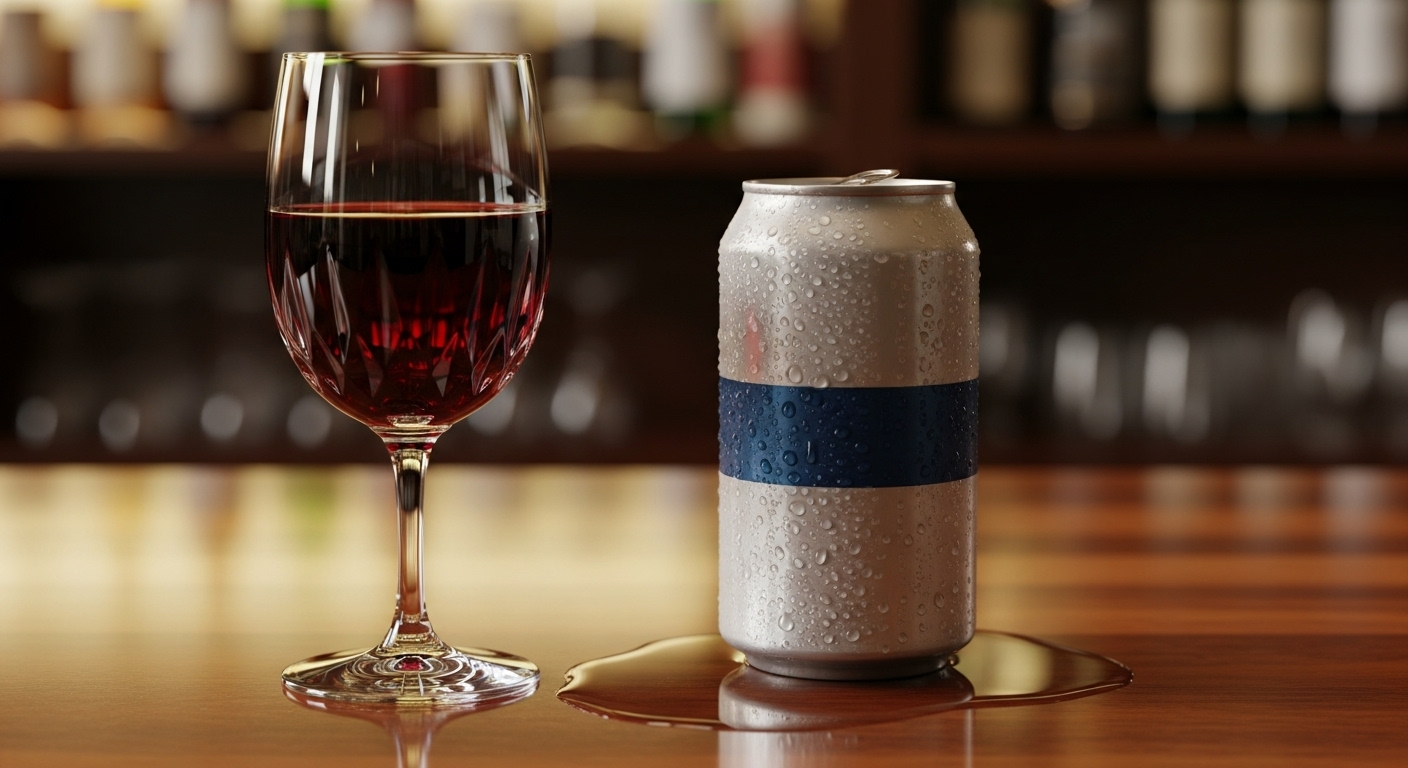 Vinho ou cerveja qual engorda mais